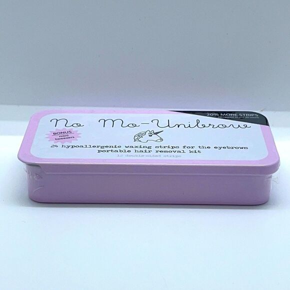 NIB No Mo-Unibrow (24) waxing strips Portable Kit - Picture 5 of 7